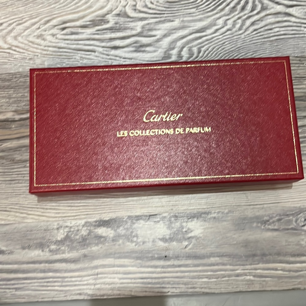 Brand new authenticity guaranteed Cartier perfume sampler